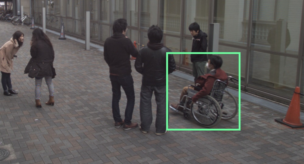 監視カメラ映像からの車椅子の検出